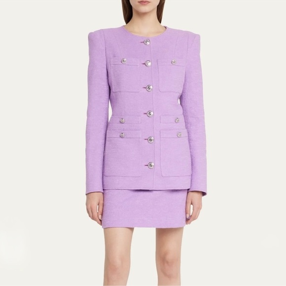 Veronica Beard Violet Corey Dickey Jacket Size 0 - Picture 1 of 13